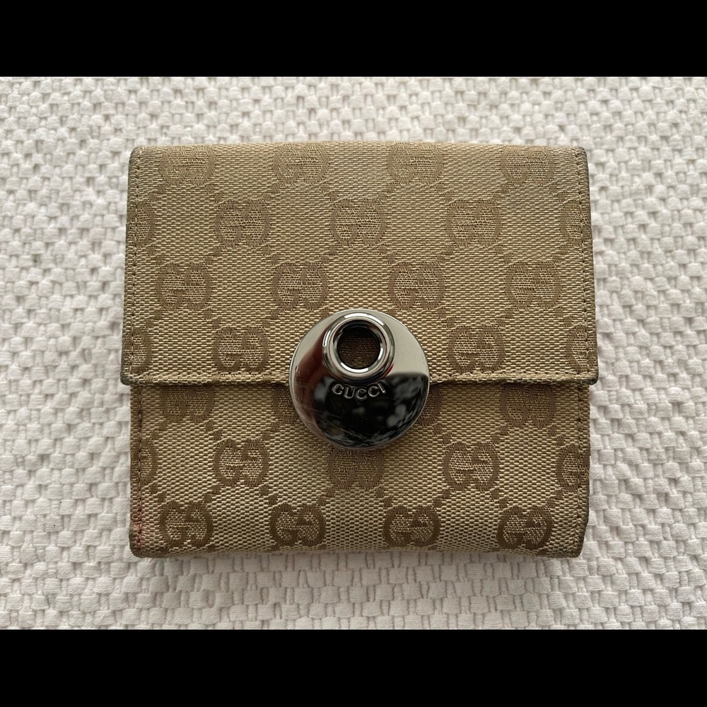 Gucci Wallet Pink Leather